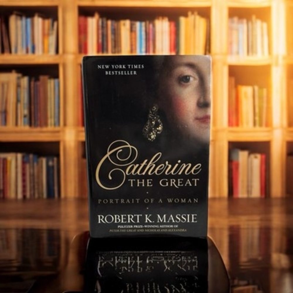R K Massie Catherine the Great Portrait of a Woman Russian History Hardcover VG